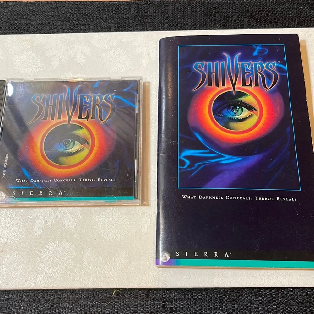 Vintage Game and Guide- Shivers: What Darkness Conceals Terror Reveals, 1995